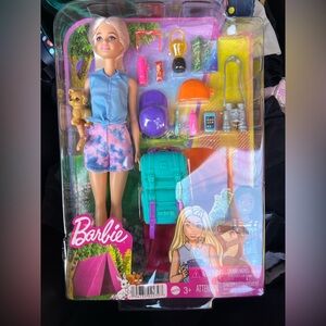 Barbie Adventure Doll with Pink and Blue Outfit